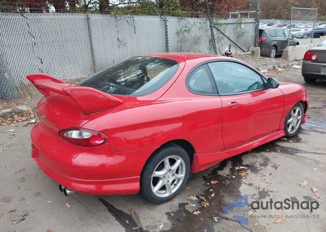 1997 Hyundai Tiburon из США, поврежденный, VIN KMHJG24M5VU043916